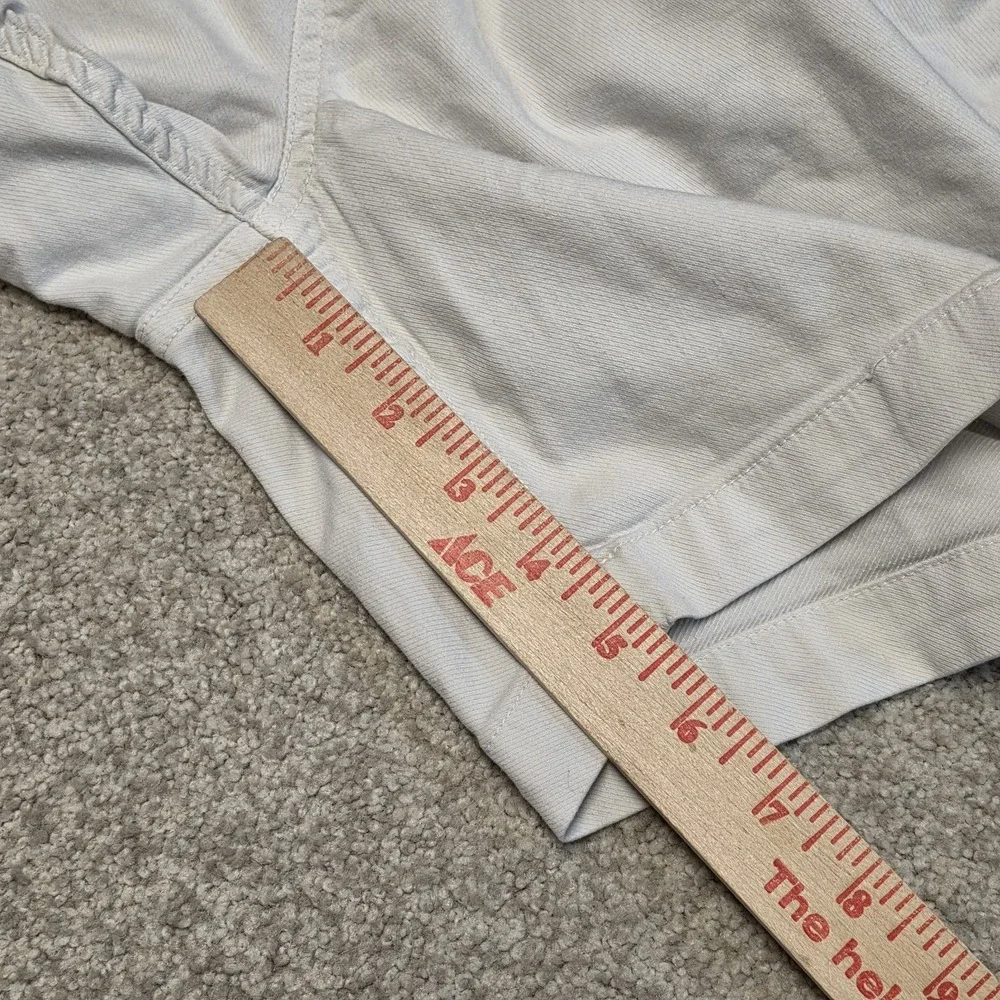 Faherty Essential Drawstring Short Mens Small Khaki Cotton Linen 6